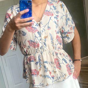 Sienna Sky Short Sleeve Floral Top 🌼